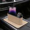 Car Seat Storage Organizer Leather Adhesive Holder Back Of Seat Car Organizer Storage Box For SUV RV Truck Sedan Automotive