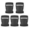 5pcs Plastic Side Release Buckles Clasps Clips Dual Adjustable Security Double Lock Buckle Strap Dog Collar 15/20/25/32/38/51mm