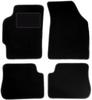 Schwarze Velours-Fußmatten für: Kia Shuma Limousine (1997-2004)