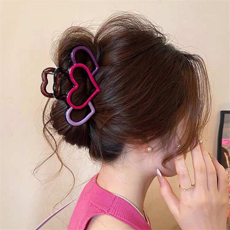 Korean Style Handmade Wave Dot Egg Flower Hair Gripper for Women