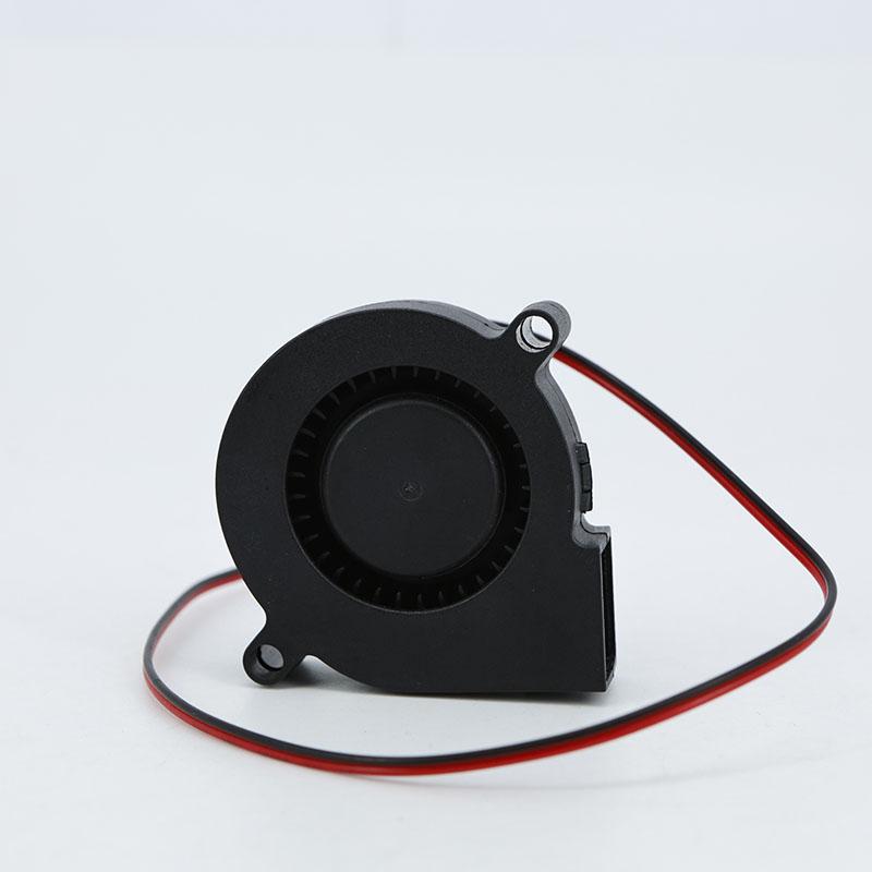DC 12V 2Pin 5015 50x50x15mm turbo Blower Dual hydraulic Bearing Brushless Cooling Turbine Cooler Fan for 3D Printer xh2.54