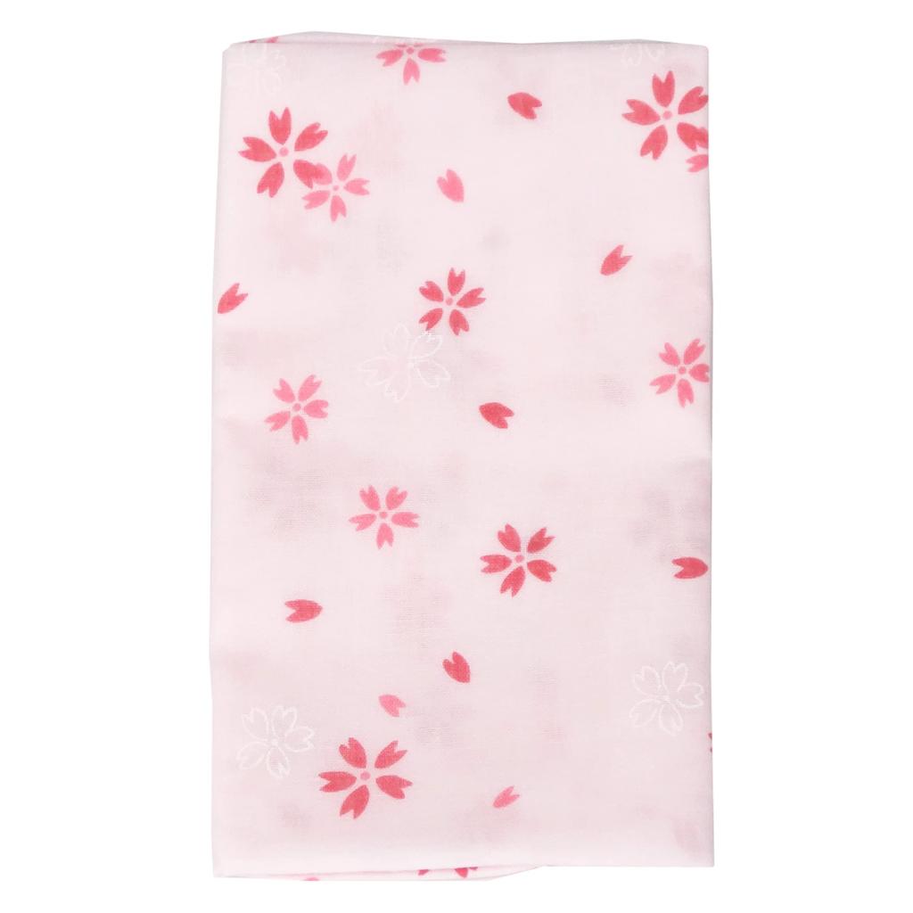 WKG Soft and Fluffy Gauze Tenugui Hand Set of Made in Japanese Pink Sakura Small Japanese Rabbit Owl (Tenugui Towels), 5, Japan, Senshu, Pattern,
