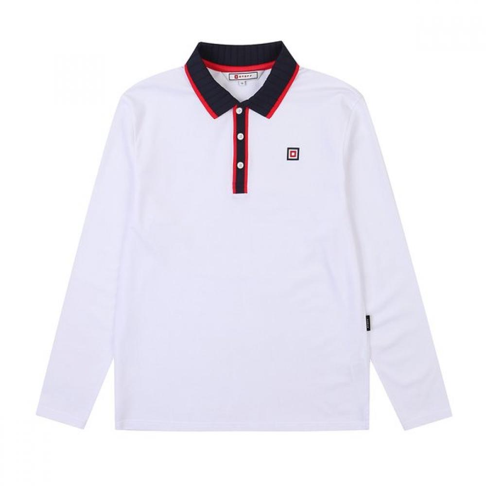 

Onoff Men S baSic Mock Neck Long Sleeve Shirt Of9002gb White 54