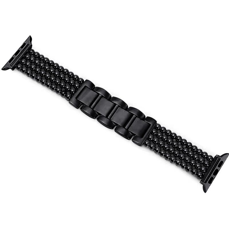 Watchband For Apple Watch Ultra2 Band Ultra 49mm 45mm 44mm 40mm 88 Stainless Steel Ball  Strap for Iwatch Series 9 8 7 6 5 4 Se 3 Bracelet