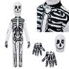 Creepy Halloween Skeleton Cosplay Outfit For Men And Women Dm0178