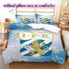 IFK Göteborg football Pattern Bedding,Quilt Set Quilt Cover Pillowcase Home Birthday Gift (1*duvet cover+2*pillowcase,without core)