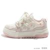 High-value cute thick-soled heightened spring new casual low-top board shoes