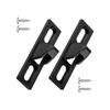 Secure Frictions Sliding Door Lock Keepers Sturdy Zinc Alloy Materials Construction 2Pcs Set Easy Installion Designs