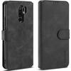Case - Xiaomi - Redmi 9 - Wallet Case - Optimal Protection - Black - Retro