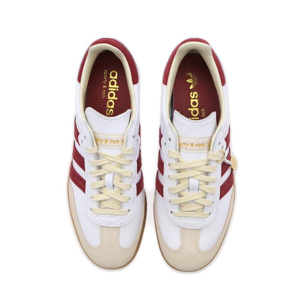 IF5660 Sporty & Rich Adidas Originals Samba OG White Collegiate Burgundy (Men's)