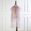 Princess Cape, Colorful Princess Cloak Girls Glittering Princess Dress Up Cape