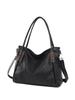 High Texture Soft Leather Tote Bag for Women Vintage Shoulder Bag Stylish Large Capacity Commuter Bag Simple Crossbody Bag