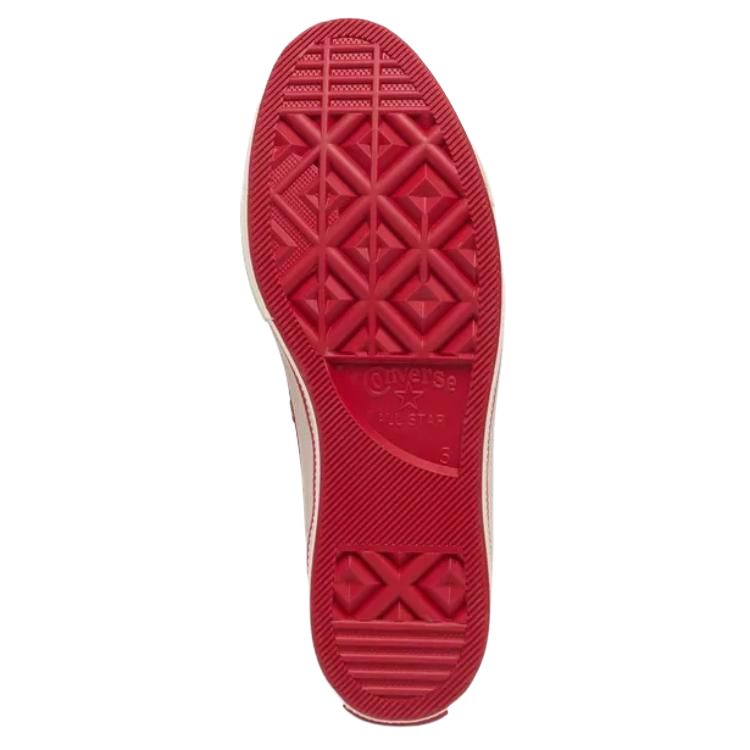 Converse 1970s Comfortable and Versatile High-Top Slip-Resistant Durable Skate Shoes for Men and Women in Red