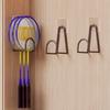 Storage Rack for Badminton Rackets Metal Wall Mount Holder Using Strong Adhesive Space Saving Display Stand
