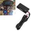 Motorrad Wassertemperaturanzeige   Dünnes LCD-Display ABS-Gehäuse Wassertemperaturmesser für Modifikation  12V