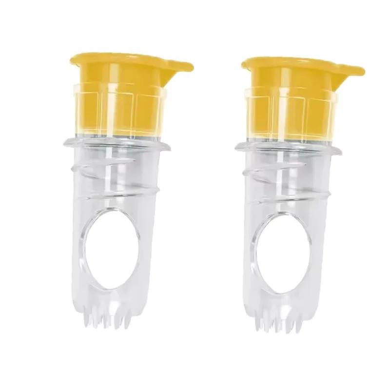 New Plastic Manual Citrus Juicer - Mini Lemon Orange Squeezer Easy Operation Juice Extractor for Kitchen Freshness Preserving