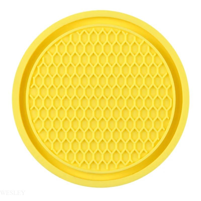 Car Coasters PVC Travel Auto Cup Holder Insert Coaster Anti Slip Vehicle Interior Accessories Cup Mats Cup Holders 5