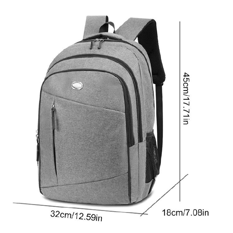 Man Business Backpack Large Capacity Backpack School Bag 17'' Laptop Backpack