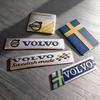 Metal Shield Styling Emblem Decal Car Sticker Rear Trunk Lid Accessories For XC90 V90 V60 XC60 V40 EC40 EX40 S80 S60 S90