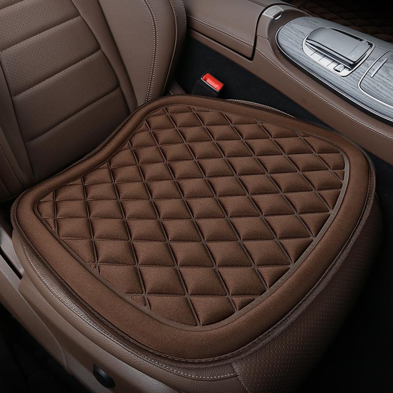 All-Season Universal Car Seat Cushion - Breathable, Anti-slip Ice Silk Cover for Rear Seats