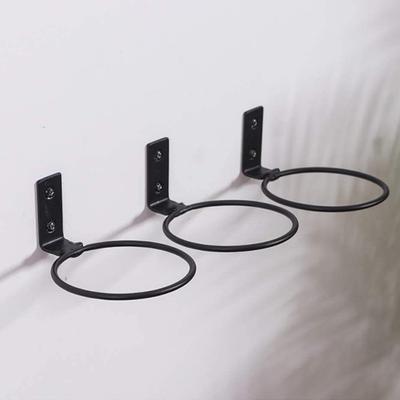 Practical Good Loading Flowerpot Holder Ring Wall Mounted Easy Install Metal Planter Holder Ring for Home