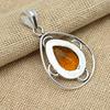 Honey Topaz Gemstone 925 Sterling Silver Jewelry Handmade Pendant Birthday's Gift