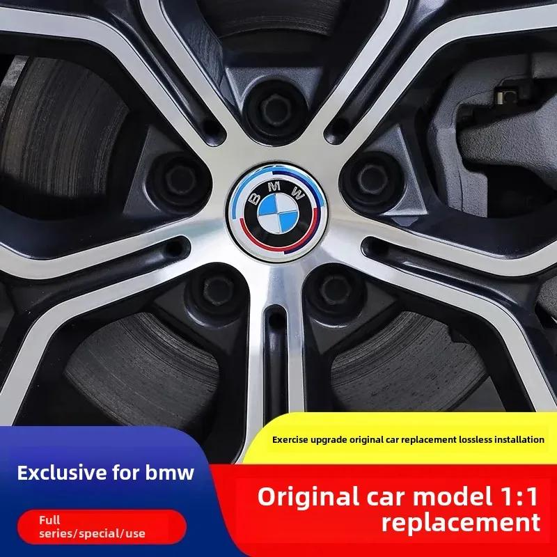 7 Stück Auto Motorhaube Vorne Hinten Kofferraum Emblem Plakette Für BMW 50 Jahre Jubiläumsedition E36 E46 E53 E90 E60 E93 E87 G01 G20 X3 X5 F30 F20