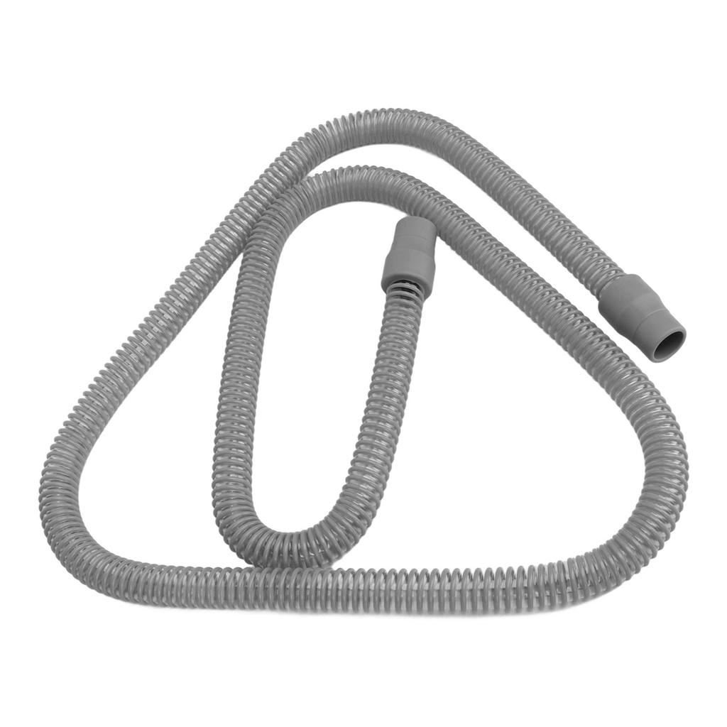 Breathing Machine Tube Replacement Assembly Breathing Machine Soft Tube with Rubber Connectors Grey