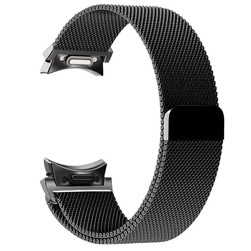 Quick Fit Milanese No Gaps Band for Samsung Galaxy Watch 7 6 5 4 Classic 43mm47mm40mm44mm42mm46mm 5Pro 45mm Magnetic Loop Strap