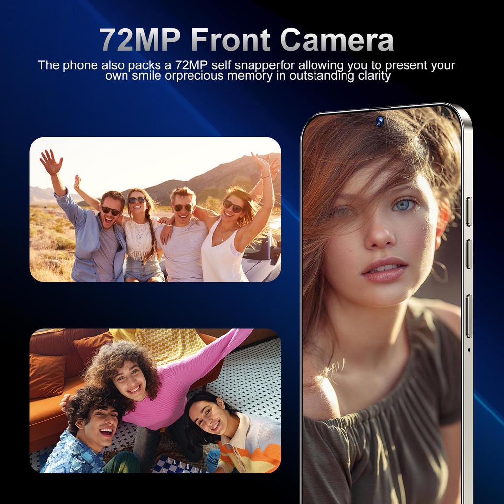 Smartphone S25 Schermo Ultra HD con 16GB+1TB di Memoria