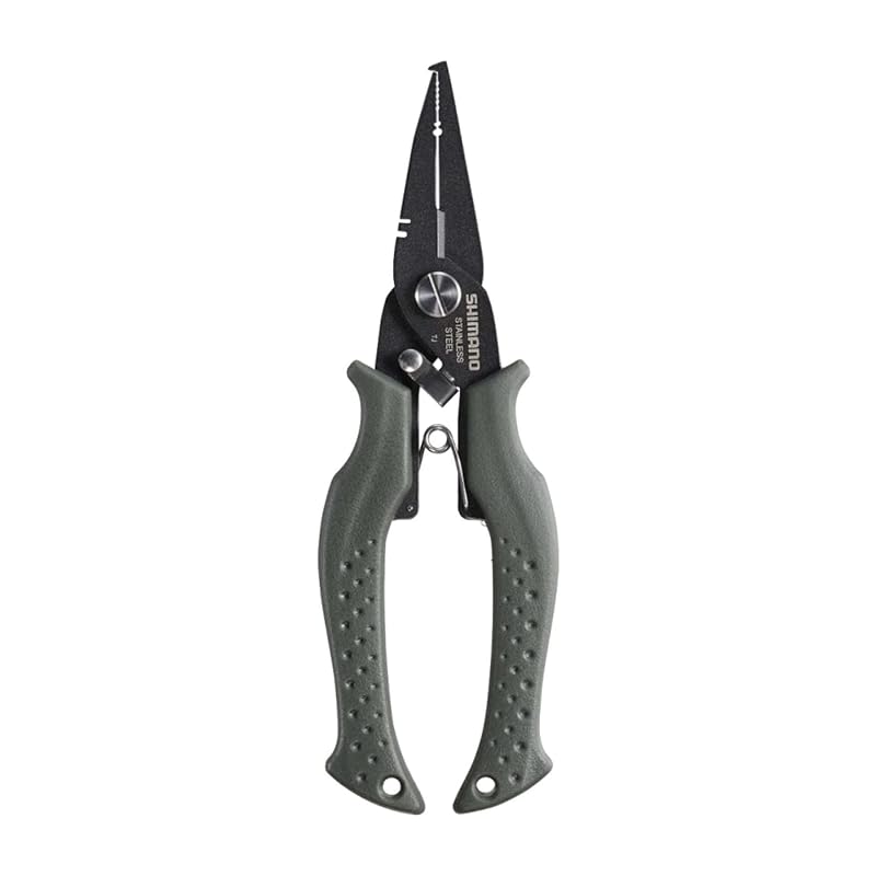 Shimano (Shimano) Рыболовные ножницы, ножницы AD, плоскогубцы RH, тип F, хаки CT-541P