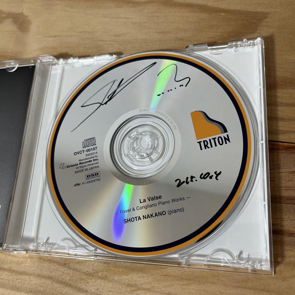 [USED] SHOTA NAKANO La Valse autographed CD