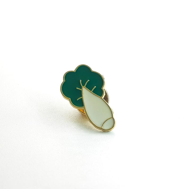 Cute Cartoon Metal Brooch - Trendy Fashion Accessory