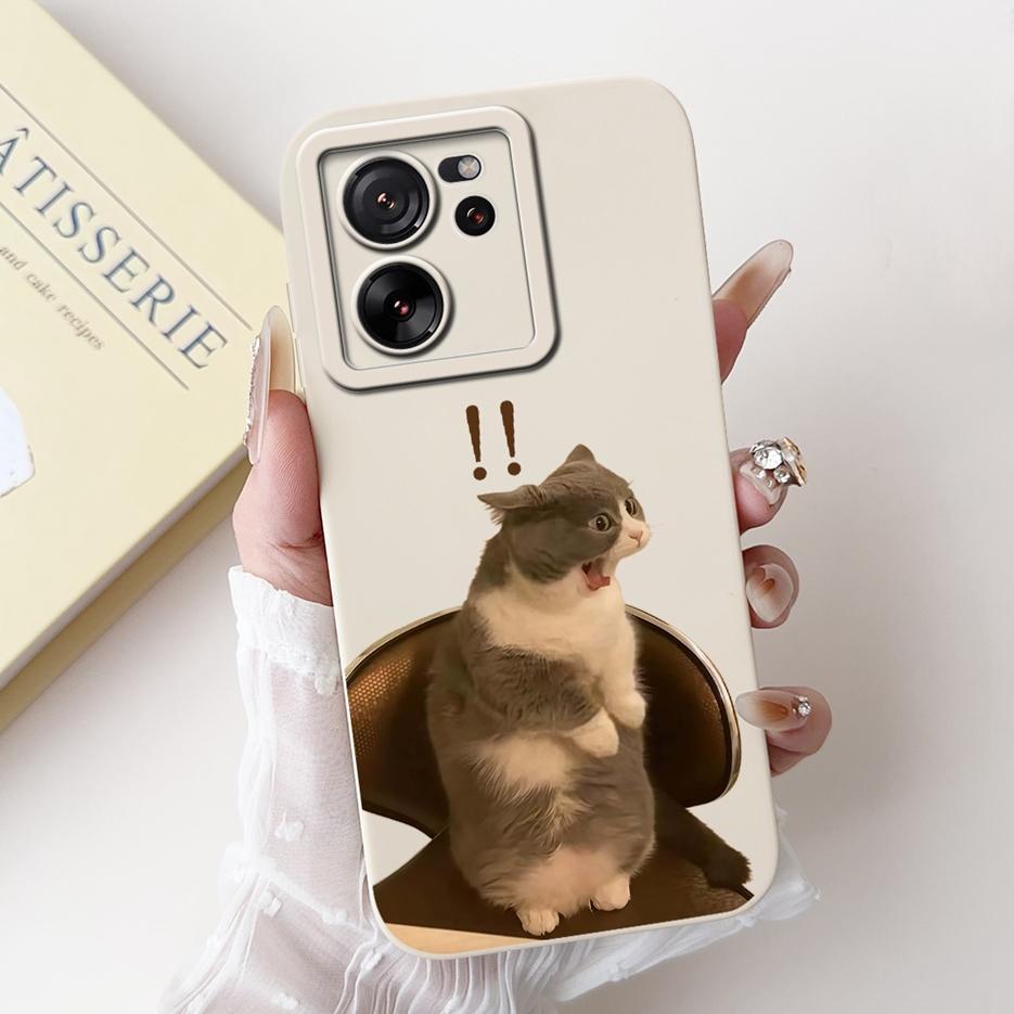 For Xiaomi 13T Pro Case Cool Fashion Machine Painted Cover Soft TPU Matte Phone Case For Xiaomi Mi 13T Pro Mi13T 13TPro 5G Shell