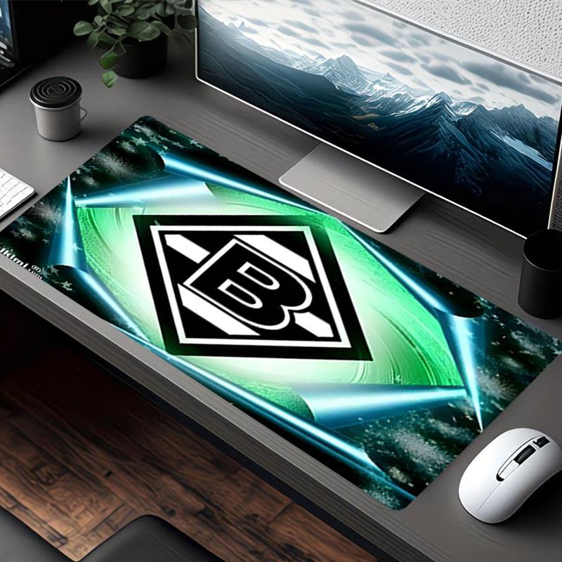 Borussia Mönchengladbach Print Mauspads, für Tastaturablage Laptop PC Matte für Büro Heimgebrauch, Schreibtischdekoration, Perfektes Geburtstagsgeschenk für Gamer