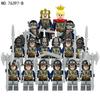 16 76394Ab 76397Ab Medieval Knights Army Building Block Figurine Assembly Toy