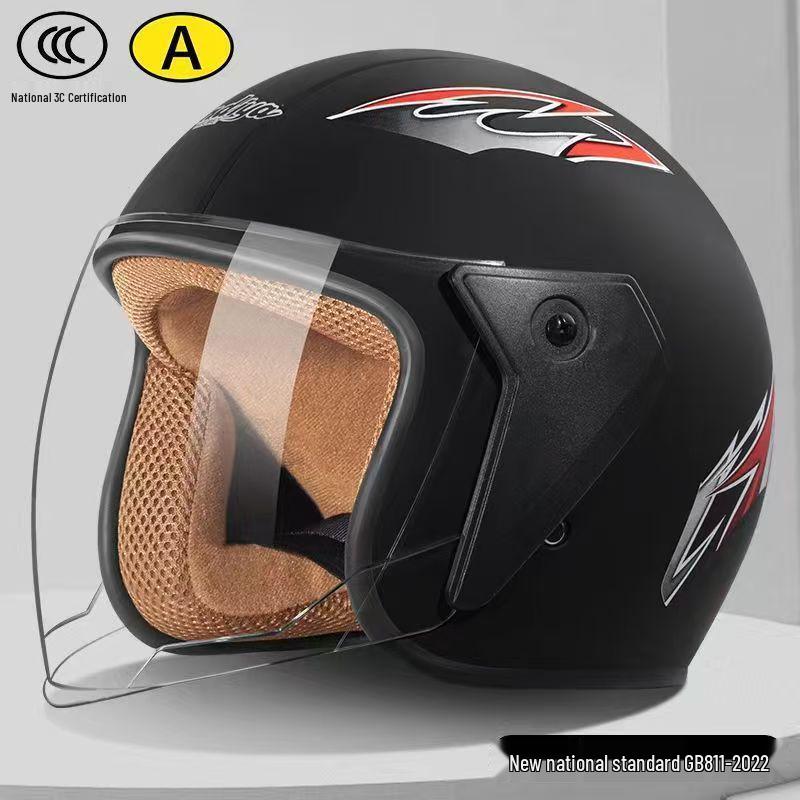 Universal All-Season Electric Helmet with Anti-Fog & Warmth, Dual Visors, for Men & Women