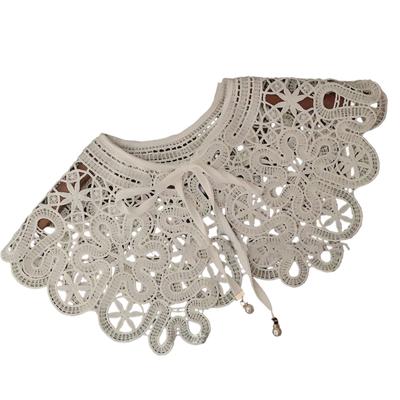 Falscher Kragen, Nembroidery-Kragen, Venise-Spitzenausschnitt-Kragen, aushöhlen, leicht zu tragen, abnehmbarer Kragen, Spitze für Damen