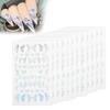 12pcs Butterflies Pattern Nail Art Sticker Fashionable Nail DIY Decal Manicure ToolSilver