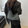 Fashionable Trendy Shiny Rhinestone Tote Bag For Women Elegant Shoulder Crossbody Handbag