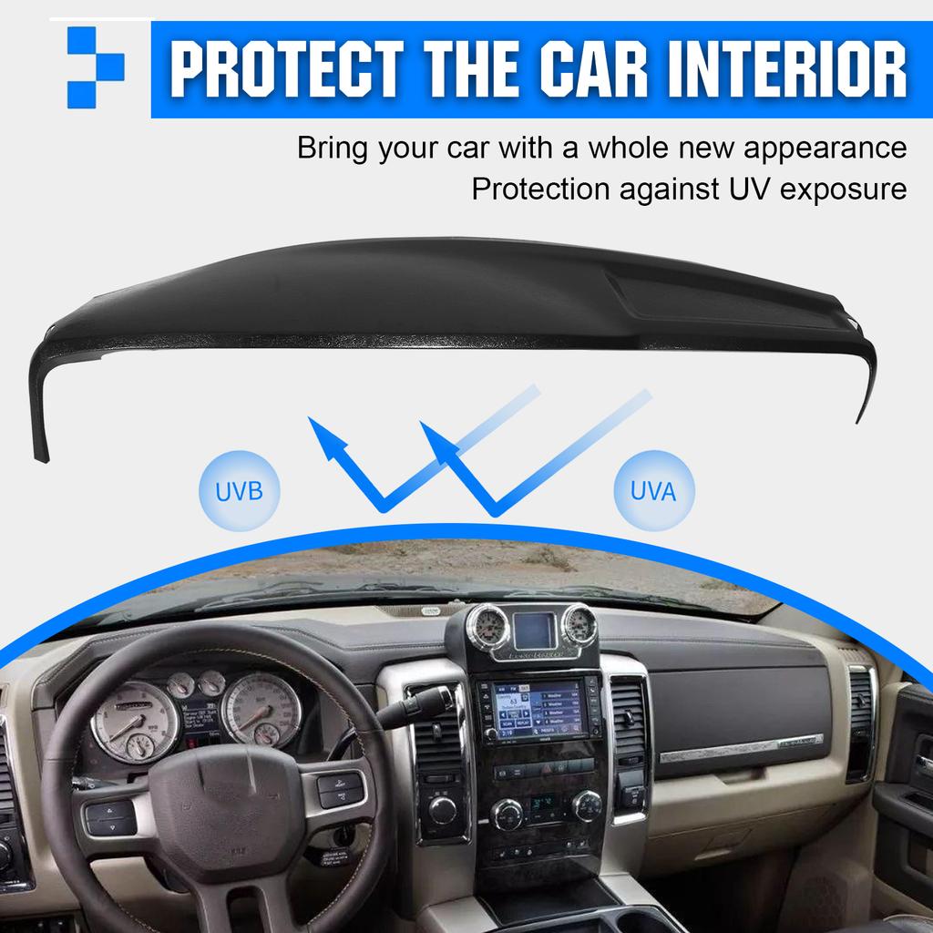 Dashboard Cover Panel For RAM 1500 2500 3500 2002-2005 Center Console Dash Instrument Panel Vehicle Car Dashboard Protector