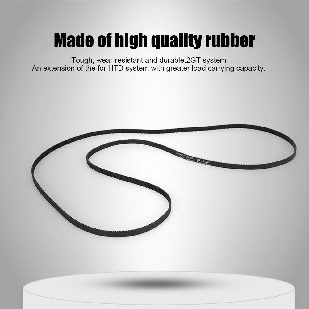 2PCS Pack GT2 6 1220MM Rubber Ring Closed Synchronous Belt Transmission Belt 3D Printer Part