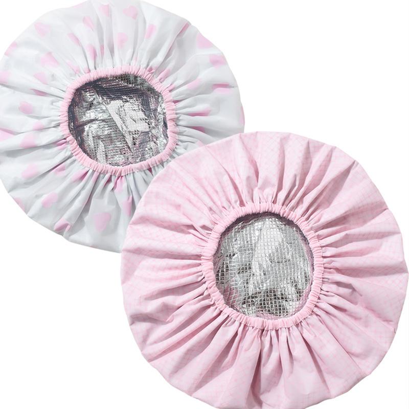 Self-Heating Tin Foil Hat Thickened Heating Steam Hair Mask Cap Portable Hair Salon Smooth Hair Oil Baking Cap