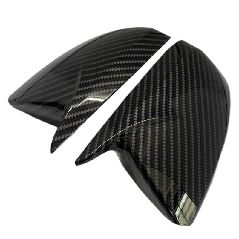 For Mercedes Benz W245 W169 A160 2008-2012 Car Side Rearview Mirror Cover Glossy Black/Carbon Fiber Look Rear View Case Trim Cap