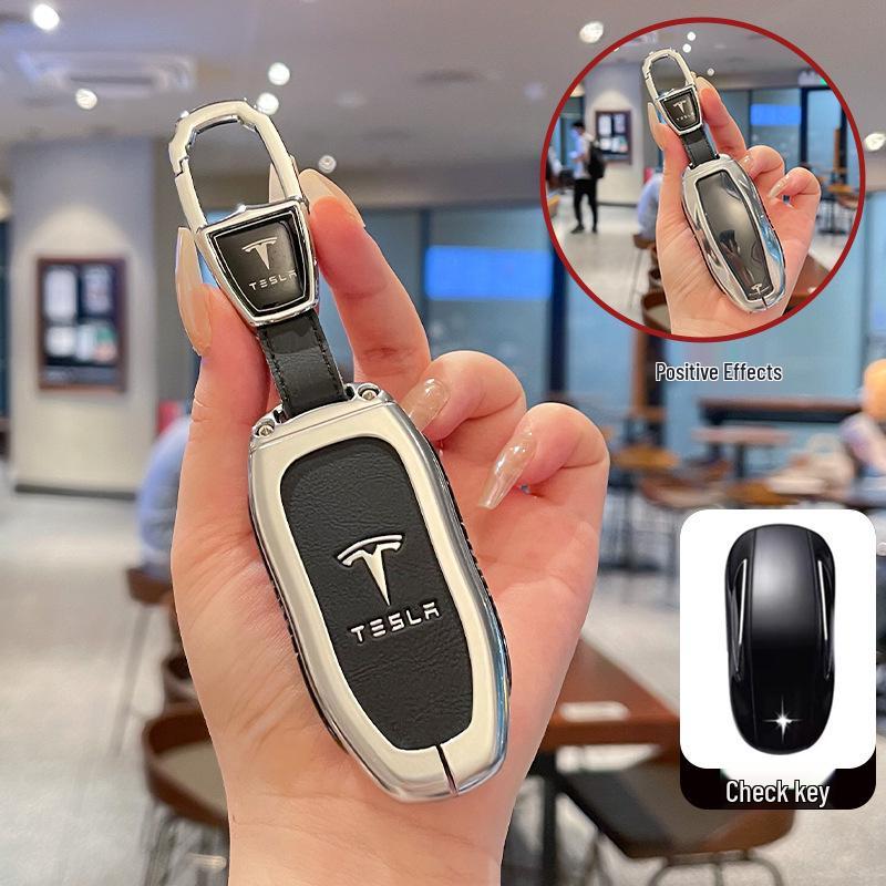 Tesla Model 3/Y/X Key Case Protective Shell with Full Coverage Buckle