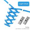 Fashion Elastic No Tie Shoelaces Rhinestone Cross Lock Tieless Shoelace Flat Shoe Laces Suitable for Sneakers and Athletic Shoes