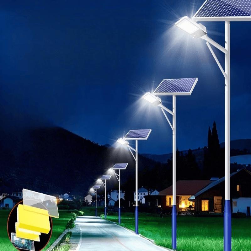 Solar Road Lamp with 3m A-Arm Pole