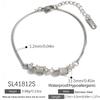 Yuhui Cross-Border Stainless Steel Women's Diamond-Inlaid Spiral Pattern SL41812G Pav-Set Diamonds Light-Luxury Real Bracelet