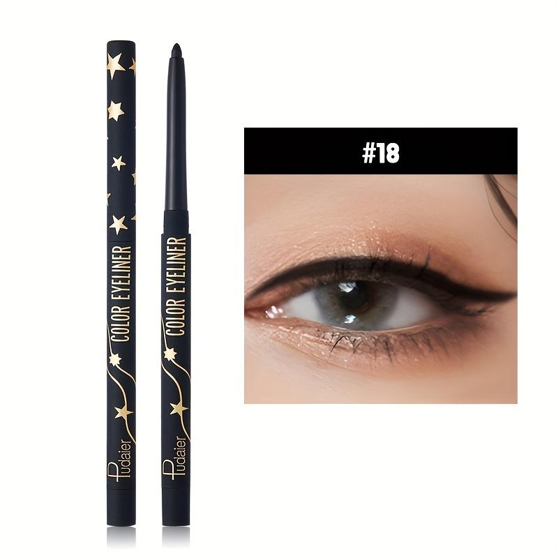 Pudaier Long-Lasting Waterproof Colored Eyeliner Is Easy To Outline The Eyes Without Smudging. It Is Suitable for Valentine'S Day And Music Festivals.