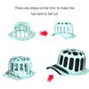 Reusable Hat Washer Cage Baseball Caps Silicone Cap Holder Cap Cleaner Protector Silicone Texture for Washing Machine